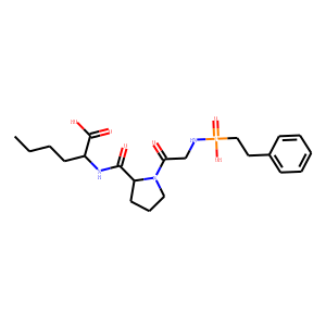 N-(phenylethylphosphonyl)-glycyl-prolyl-aminohexanoic acid