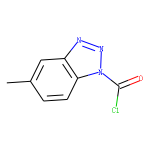 1H-Benzotriazole-1-carbonylchloride,5-methyl-(9CI)