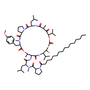 N-[N-Hexadecanoyl-L-Pro-N-methyl-D-Leu-]cyclo[L-Thr*-[(3S,4R)-3-hydroxy-4-isopropyl-γAbu-]-[(2S,4S)-