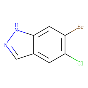 1H-Indazole, 6-broMo-5-chloro-