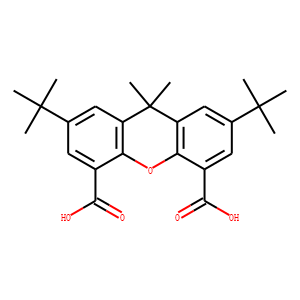 2,7-DI-TERT-BUTYL-9,9-DIMETHYL-4,5-XANTHENEDICARBOXYLIC ACID