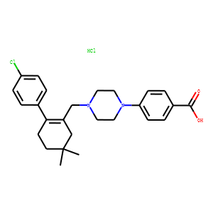 4-[4-[[2-(4-Chlorophenyl)-5,5-dimethyl-1-cyclohexenyl]methyl]-1-piperazinyl]benzoic Acid Hydrochlori