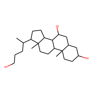 (3α,5β,7β)-Cholane-3,7,24-triol