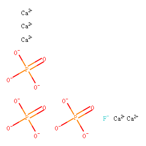 Fluorapatite (Ca5F(PO4)3)