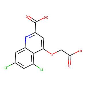 4-((carboxymethyl)oxy)-5,7-dichloroquinoline-2-carboxylic acid