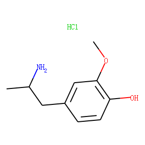 4-hydroxy-3-Methoxyamphetamine (hydrochloride)