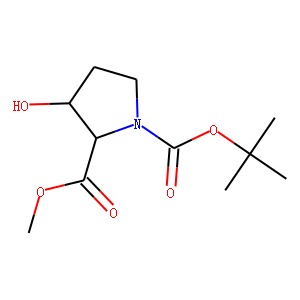 (2S,3R)-1-tert-Butyl-2-methyl-3-hydroxypyrrolidine-1,2-dicarboxylate