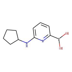 6-(CYCLOPENTYLAMINO)PYRIDINE-2-BORONIC ACID
