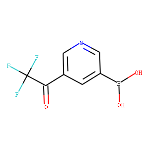 5-Trifluoroacetylpyridine-3-boronic acid