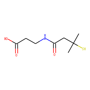 N-(3-mercapto-3-methylbutyryl)-beta-alanine