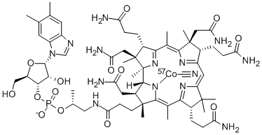 cyanocobalamin structure b12 cas mol