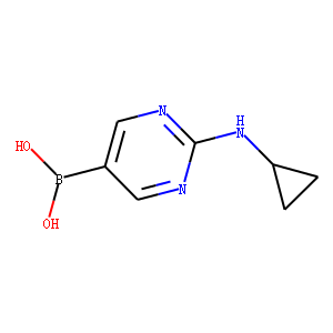 2-(CyclopropylaMino)pyriMidine-5-boronic acid