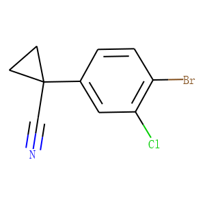 1-(4-BroMo-3-chlorophenyl)cyclopropane-1-carbonitrile
