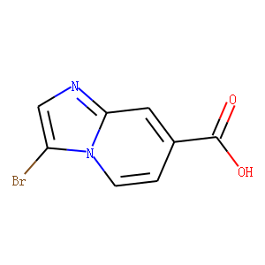 IMidazo[1,2-a]pyridine-7-carboxylic acid, 3-broMo-