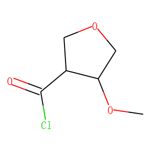 3-Furancarbonyl chloride, tetrahydro-4-methoxy-, (3R-cis)- (9CI)