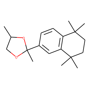 1,3-Dioxolan, 2,4-Dimethyl-2-(5,6,7,8,-Tetrahydro-5,5,8,8-tetramethyl-2-naphtalenyl)-