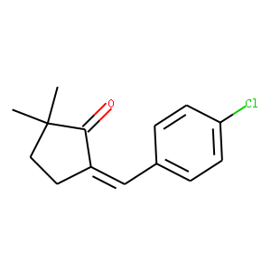 (E)-5[(4-chlorophenyl)methylene]-2,2-dimethylcyclopentanone