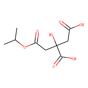 (1-methylethyl) dihydrogen 2-hydroxypropane-1,2,3-tricarboxylate