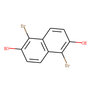 1,5-Dibromonaphthalene-2,6-diol