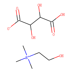 rel-(2R,3R)-2-Hydroxy-N,N,N-trimethylethanaminium 2,3-dihydroxybutanedioate