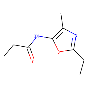 Propanamide,  N-(2-ethyl-4-methyl-5-oxazolyl)-