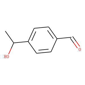 Benzaldehyde, 4-[(1R)-1-hydroxyethyl]- (9CI)