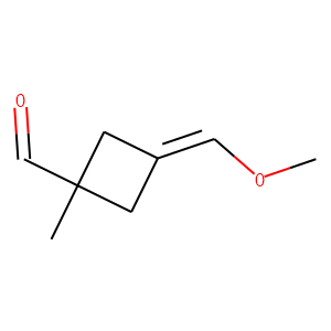 Cyclobutanecarboxaldehyde, 3-(methoxymethylene)-1-methyl- (9CI)
