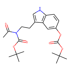 N-Acetyl-N,O-bis(tert-butoxycarbonyl) Serotonin