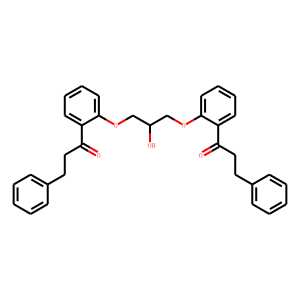 1,1’-[Hydroxypropane-1,3-diylbis(oxy-2,1-phenylene)]bis(3-phenylpropan-1-one)