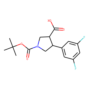 Boc-(+/-)-trans-4-(3,5-difloro-phenyl)-pyrrolidine-3-carboxylic acid