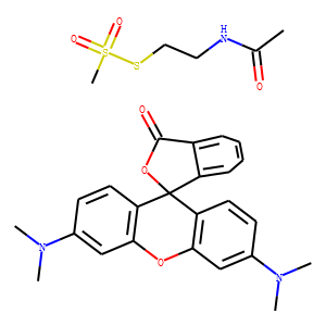 2-((5(6)-Tetramethyl-rhodamine)carboxylamino)ethyl Methanethiosulfonate (90percent)