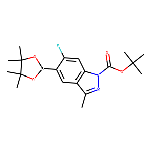 tert-butyl 6-fluoro-3-methyl-5-(4,4,5,5-tetramethyl-1,3,2-dioxaborolan-2-yl)-1H-indazole-1-carboxyla