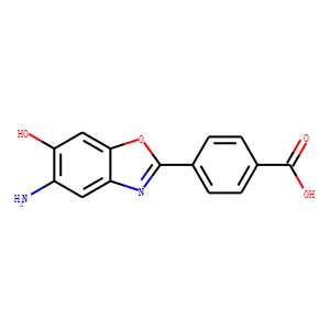 4-(5-amino-6-hydroxy-2-benzoxazolyl)-benzoic acid