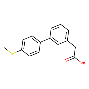 3-[4-(Methylsulfanyl)phenyl]phenylacetic acid