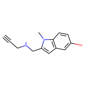 2-(N-(2-propynyl)-aminomethyl)-1-methyl-5-hydroxyindole
