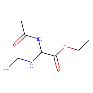 Acetic  acid,  (acetylamino)(hydroxymethylamino)-,  ethyl  ester  (9CI)