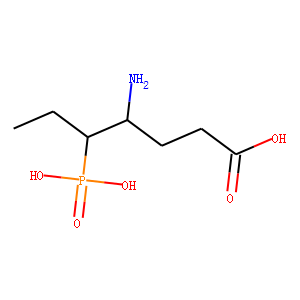 4-amino-5-phosphonoheptanoic acid