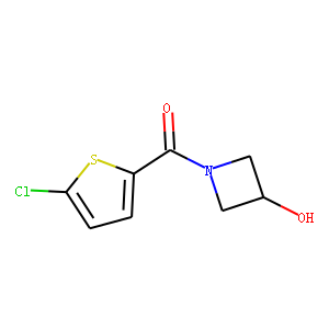 (5-Chloro-2-thienyl)(3-hydroxy-1-azetidinyl)methanone