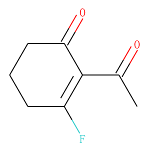 2-Cyclohexen-1-one, 2-acetyl-3-fluoro- (9CI)