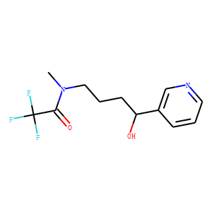 4-(N-Methyl-N-trifluoroacetamide)-1-(3-pyridyl)-1-butanol