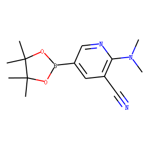 2-(Dimethylamino)-5-(4,4,5,5-tetramethyl-1,3,2-dioxaborolan-2-yl)nicotinonitrile