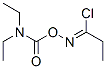 (1-chloropropylideneamino) N,N-diethylcarbamate