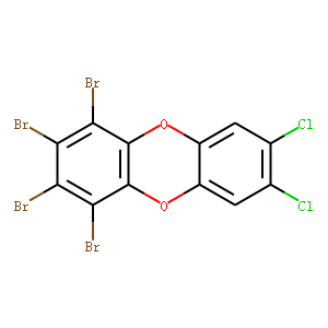 1,2,3,4-TETRABROMO-7,8-DICHLORODIBENZO-PARA-DIOXIN