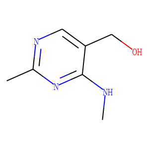 5-Pyrimidinemethanol,  2-methyl-4-(methylamino)-