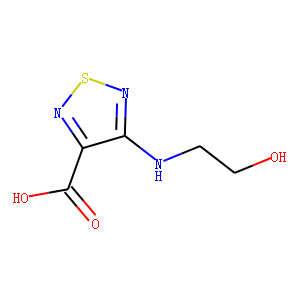 1,2,5-Thiadiazole-3-carboxylicacid,4-[(2-hydroxyethyl)amino]-(9CI)