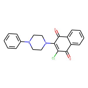 2-CHLORO-3-(4-PHENYLPIPERAZINO)NAPHTHOQUINONE
