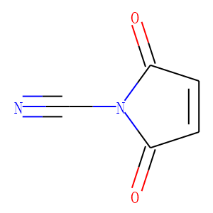1H-Pyrrole-1-carbonitrile,2,5-dihydro-2,5-dioxo-(9CI)