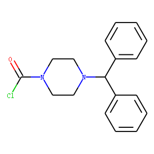 4-BENZHYDRYLPIPERAZIN-1-YL CARBONYL CHLORIDE