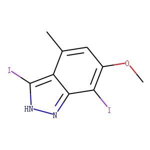 3,7-Diiodo-6-Methoxy-4-Methyl-1H-indazole