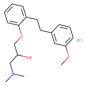 1-(Dimethylamino)-3-(2-(3-methoxyphenethyl)phenoxy)propan-2-ol Hydrochloride